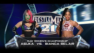 WWE 2K22 Raw Women's championship -- Bianca Belair (c) vs. Asuka