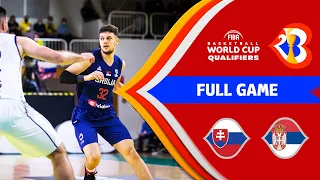 Slovakia v Serbia | Full Basketball Game | #FIBAWC 2023 Qualifiers