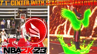 This 7' 1" CENTER with SLASHING TAKEOVER DOMINATES The REC on NBA 2K23