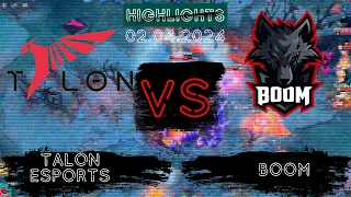 🟥ПРОСТО ЗАДУШИЛИ ЖЕСТКО | Talon Esports vs BOOM Esports Elite League | 02.04.2024