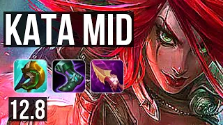 KATARINA vs ZED (MID) | Penta, 1.9M mastery, Legendary, 400+ games | KR Diamond | 12.8