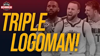 CURRY LUKA LEBRON TRIPLE LOGOMAN!!!!!! WE HIT IT!!!