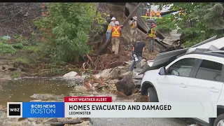 Leominster homes evacuated during damaging flooding