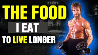 Chuck Norris is 84 Years Old and Still Looks 60 I Eat 10 foods and I Don't Get Old.