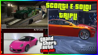 NUOVA AUTO AGGIUNTA AGGIORNAMENTO SETTIMANALE SCONTI E SOLDI TRIPLI GTA 5 ONLINE ITA