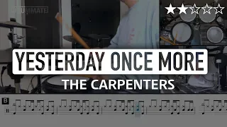 Yesterday Once More - The Carpenters | (★★☆☆☆) Pop Drum Cover