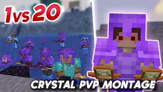 1vs20  #СПм vs #СП  CRYSTAL PVP MONTAGE  Minecraft 1.19.2
