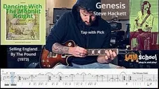 Genesis Dancing with the Moonlit Knight Steve Hackett Guitar Solo (With TAB)