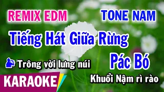 Tiếng Hát Giữa Rừng Pác Bó Karaoke Nhạc Sống Tone Nam | Karaoke Bình Nguyên