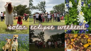 weekend in my life: solar eclipse party | experiencing 100% totality | ranch & life updates