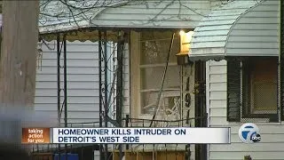 Homeowner kills intruder on Detroit's west side