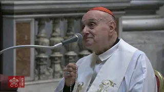 Il Santo Rosario lunedi  4 OTTOBRE recitato dal Cardinal Comastri