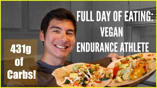 PRO RUNNER FULL DAY OF EATING: VEGAN ATHLETE DIET! (MACROS INCLUDED) Sage Canaday Plant Based