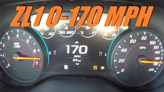 Camaro ZL1 Top Speed 0-170 mph (275 km/h)