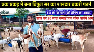 एक एकड़ में बना विपुल सर का शानदार बकरी फार्म | Goat Farming