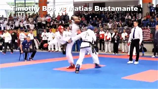 Timothy Bos (Italy) vs Matias Bustamante (Argentina) - Great Fight!