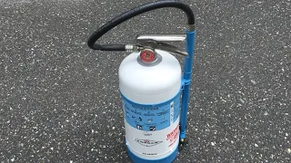 Overview and Testing of the Water Mist Fire Extinguisher (Amerex B276 6 Liter Water Mist)