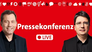 Pressekonferenz mit Lars Klingbeil und Florian von Brunn