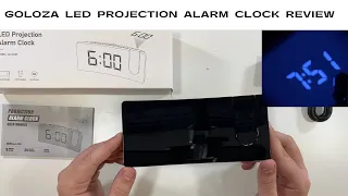 GOLOZA LED Projection Alarm Clock Review