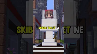 Skibidi Toilet Attacked Us in Minecraft 😱 #AyushMore #shorts #minecraft