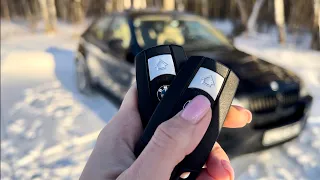 Автозапуск со штатного ключа BMW E