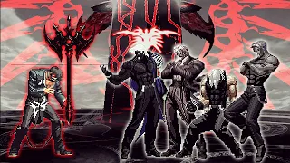 [KOF Mugen] Boss Orochi Iori Vs Ultimate Rugal Team