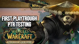 First Playthrough Of the Wow Remix: Mist of Pandaria PTR 10.2.7