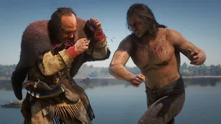 Charles vs Jon NPC Heavyweight Battle | Red Dead Redemption 2 Mods