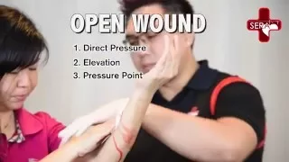 Open Wound - Simple Pressure Bandage | Singapore Emergency Responder Academy