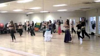 Beginners bellydance choreography - Ana aacheck - Khaled