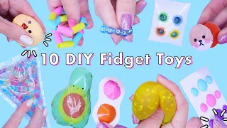 10 DIY Best Compilation TIKTOK POP IT Fidget toys! VIRAL TikTok anti-stress fidgets