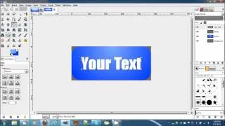 GIMP Tutorial - How to Make a Glossy Button