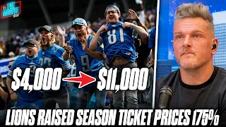 Lions Raise Season Tickets 175After Paying Over $444 Million To 3 Players This Offseason