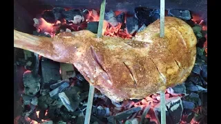 БАРАНИНА НА УГЛЯХ / БАРАНИНА НОЖКА НА УГЛЯХ / Lamb on the fire