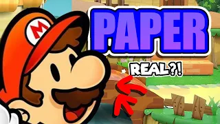 It's Mario! And He's... PAPER?!?!