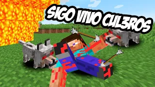 MINECRAFT pero NO PUEDO MORIR XD