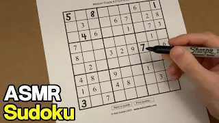 [ASMR] Sudoku Puzzle Solving