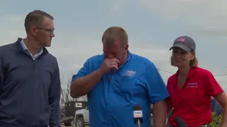 Watch tornado press conference from Minden, Iowa Saturday