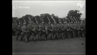 General del Ejército Argentino revistando tropas de la Reichswehr | 1929