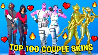 Top 100 Couple Skins With Best Fortnite Dances & Emotes!