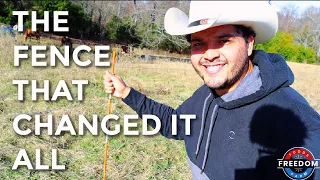 The BEST, CHEAPEST, And EASIEST Rotational Grazing Fencing Setup EVER!