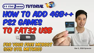 How to Add Large 4GB PS2 Games to FAT32 USB for Free Mcboot | USBUtil Tutorial