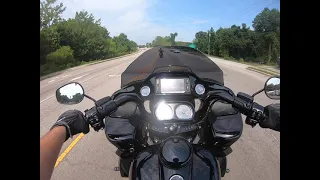 First time riding a Harley RoadGlide