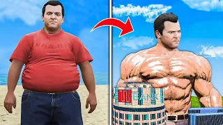 Michael Takes FAT To FIT Challenge In GTA 5!