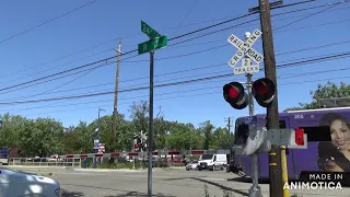 Sacramento Regional Transit Light Rail Trains (Ft SacRT S700 Test Train) @ Sacramento CA 5.6/2024