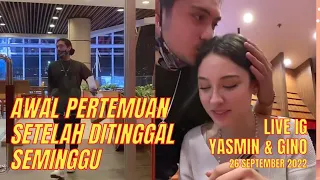 Live IG Yasmin & Gino Barusan, Peluk Cium Pelepas Rindu Setelah Ditinggal Seminggu