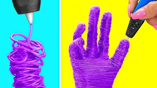 WOW! AWESOME 3D PEN HACKS FOR SMART PEOPLE || Cool Hacks And DIY by 123 GO!