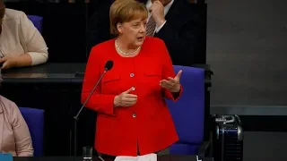 Merkel stellt sich Regierungsbefragung im Bundestag