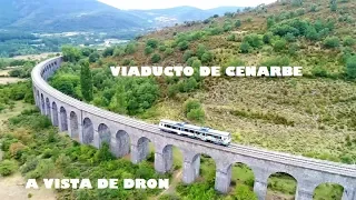 VIADUCTO DE CENARBE A VISTA DE DRON (Villanua. Huesca)