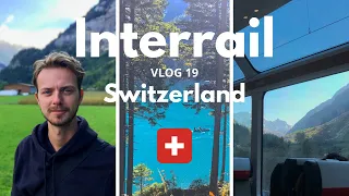 SWITZERLAND 🇨🇭 Taking the GLACIER EXPRESS (Most scenic train in the world) INTERRAIL VLOG 19